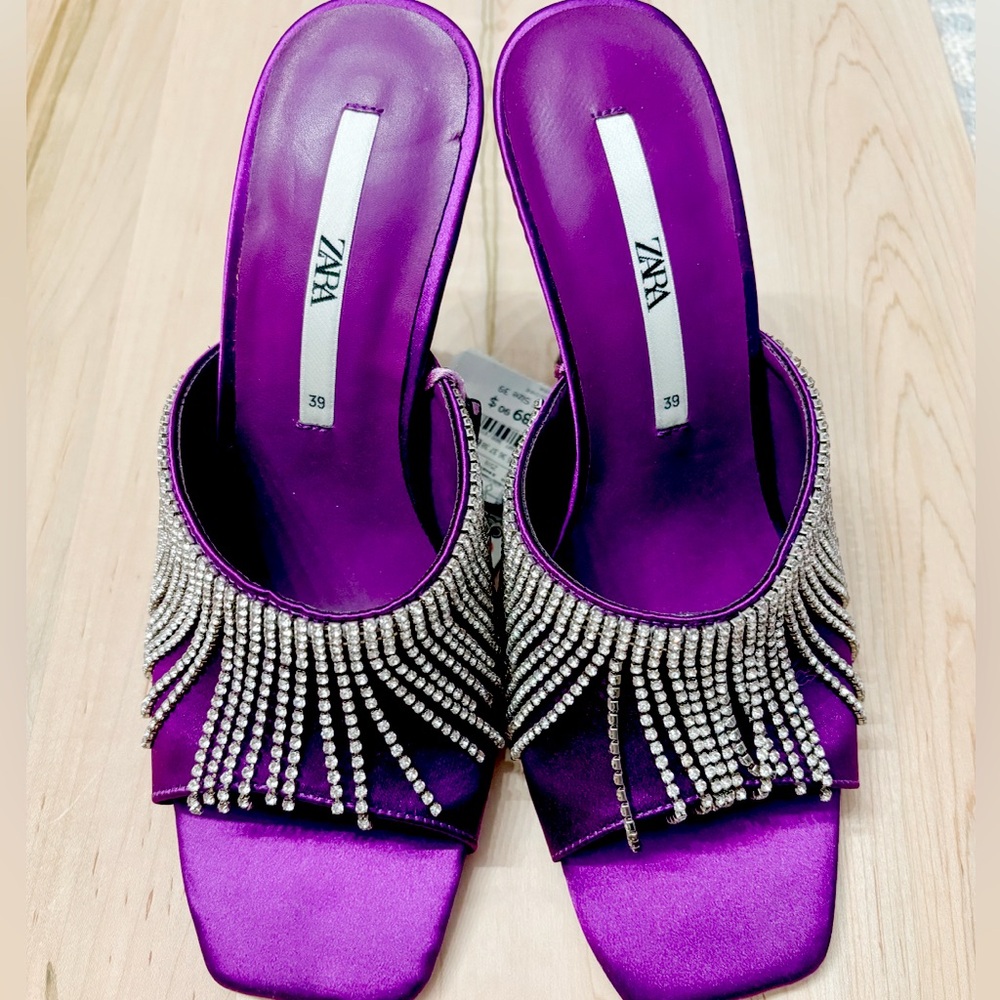 Zara Women’s High Heeled Sandals - Size 8 new with tags